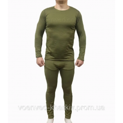 Натільна зимова військова білизна ЗСУ фліс олива