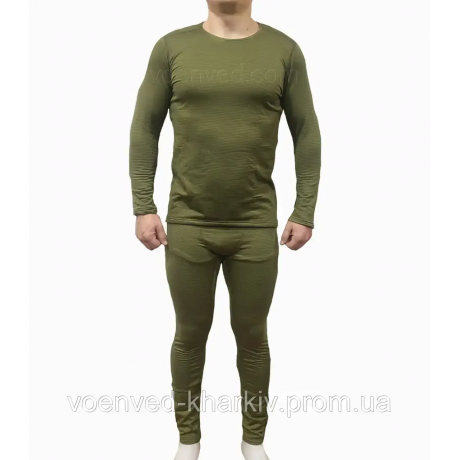 Натільна зимова військова білизна ЗСУ фліс олива