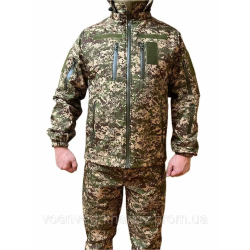 Куртка тактична демісезонна SoftShell Хижак НГУ
