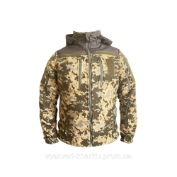 Флісова тактична кофта з капюшоном ЗСУ ММ 14 піксель