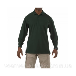 Поло тактичне з довгим рукавом 5.11 Tactical® Professional Polo L.E. Green