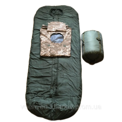Cпальний мішок зимовий Кіборг з чохлом ММ 14 ЗСУ Gore-tex