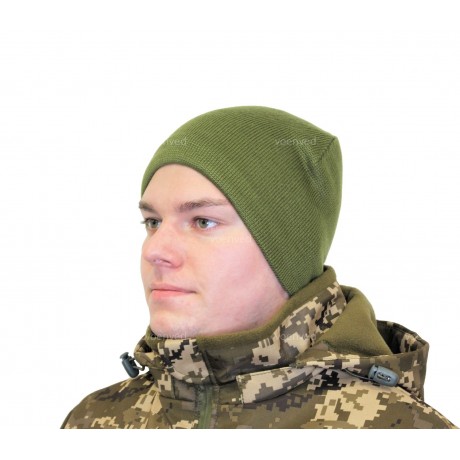 Шапка зимова військова статутна ЗСУ олива